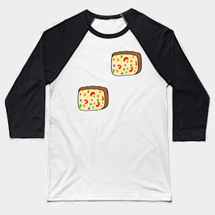 Christmas Fruitcake Lover Pattern Baseball T-Shirt